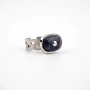 Tresse blue silver ring - Zag Bijoux