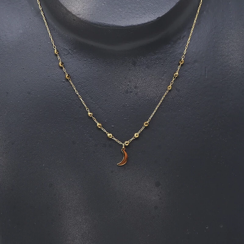 Lune gold necklace - Zag bijoux