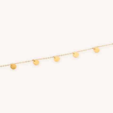 Multi pastilles gold necklace - Zag Bijoux