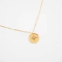 Compass gold necklace - Zag Bijoux