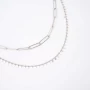 Tyana silver necklace - Zag Bijoux
