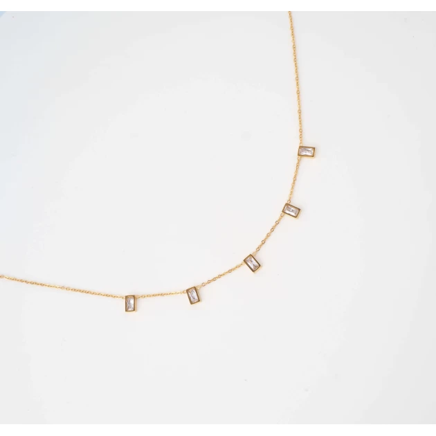 Aelis gold necklace  - Zag...