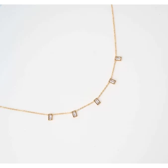 Aelis gold necklace  - Zag...
