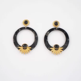 Helicia gold earrings - Shyloh Paris