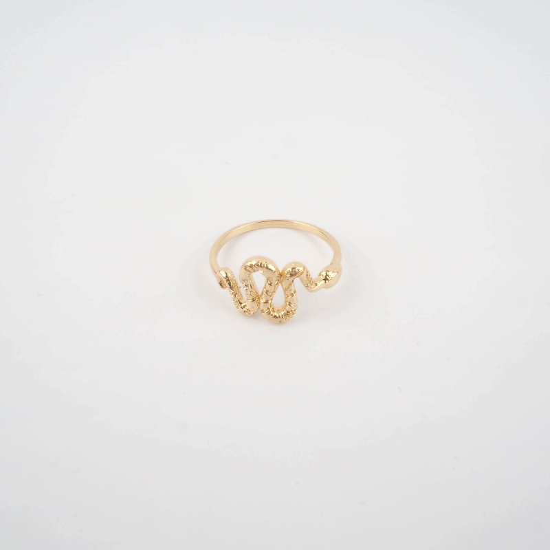 Bague Apophis en plaqué or - Pomme Cannelle