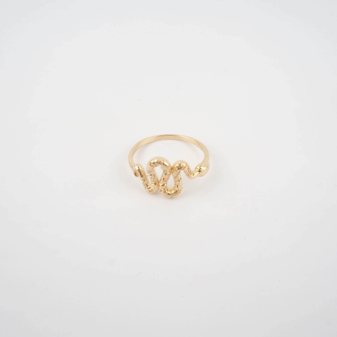 Bague Apophis en plaqué or - Pomme Cannelle