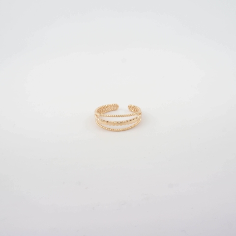 Bague Armony en plaqué or - Pomme Cannelle