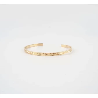Ewan gold bangle bracelet -...