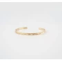 Ewan gold bangle bracelet - Pomme Cannelle