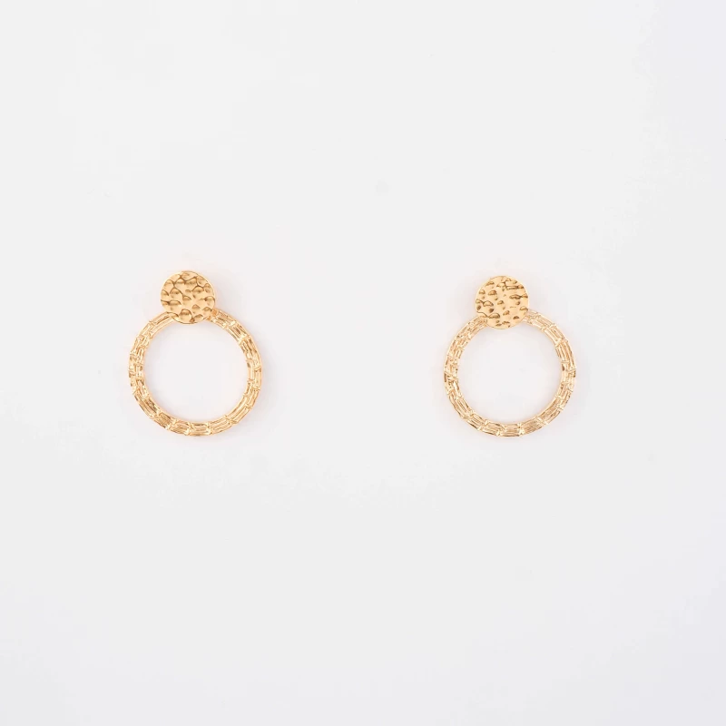 Ketty gold earrings - Pomme Cannelle