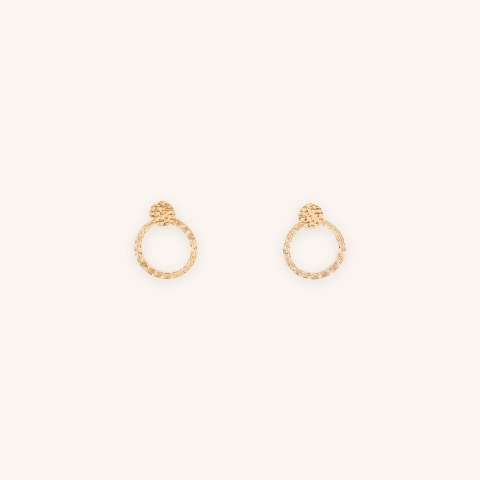 Ketty gold earrings - Pomme Cannelle