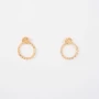 Ketty gold earrings - Pomme Cannelle