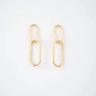 Kyra gold earrings - Pomme Cannelle