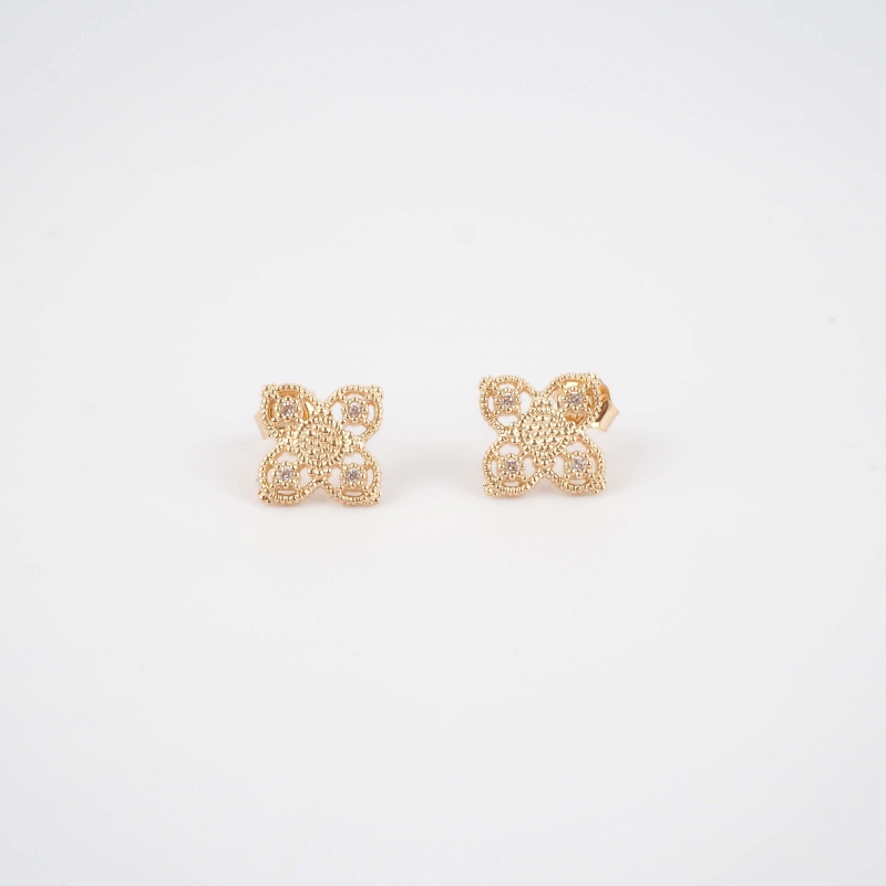 Boucles d'oreilles Layana en plaqué or - Pomme Cannelle