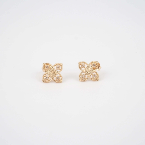 Boucles d'oreilles Layana en plaqué or - Pomme Cannelle