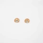 Asia gold ear studs - Pomme Cannelle