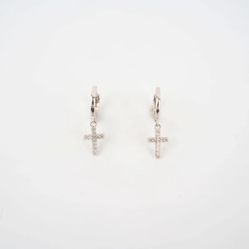 Elea silver hoops earrings - Pomme Cannelle