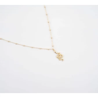 Apophis gold necklace - Pomme Cannelle