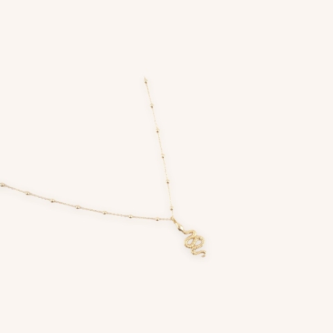 Collier Apophis en plaqué or - Pomme Cannelle
