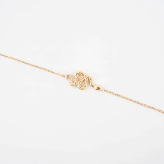 Apophis gold bracelet - Pomme Cannelle