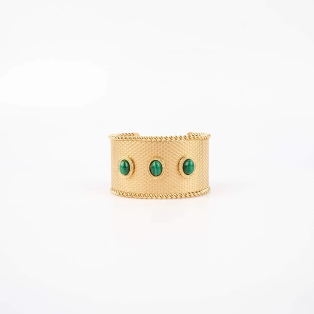 Darius gold cuff bracelet - Zag Bijoux