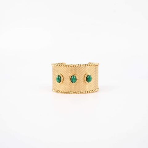 Darius gold cuff bracelet - Zag Bijoux