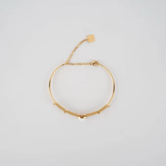 Afshin white gold bangle bracelet - Zag Bijoux