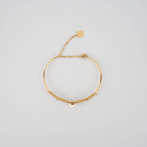Afshin white gold bangle bracelet - Zag Bijoux