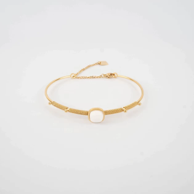 Afshin white gold bangle...