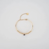 Bracelet jonc Afshin bleu en acier - Zag Bijoux