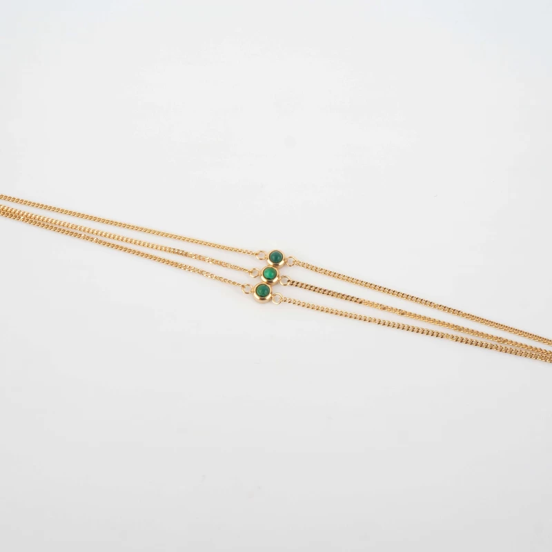 Bracelet Ormiga vert en acier - Zag Bijoux