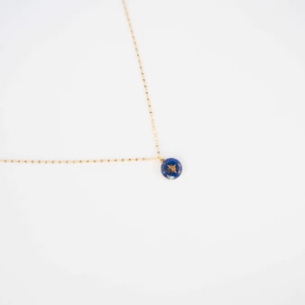 Kinich blue gold necklace - Zag Bijoux