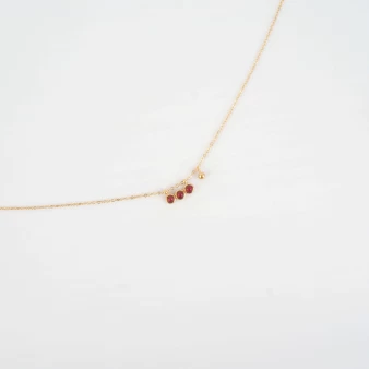 Ormiga black gold necklace - Zag Bijoux