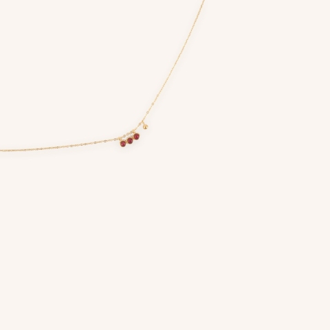 Ormiga black gold necklace - Zag Bijoux