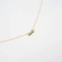 Ormiga green gold necklace - Zag Bijoux
