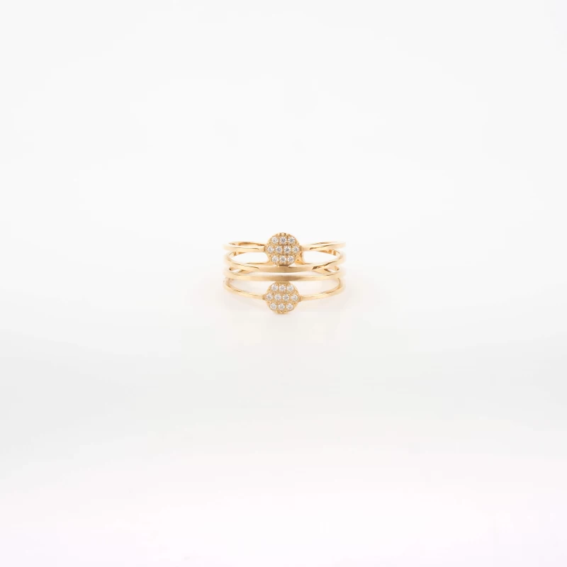 Windsor gold ring - Zag Bijoux