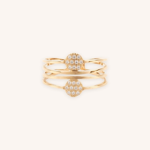 Windsor gold ring - Zag Bijoux