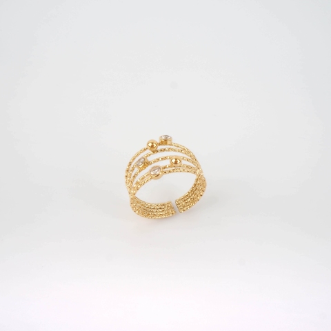 Astar gold ring - Zag Bijoux