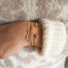 Apophis gold bracelet - Pomme Cannelle