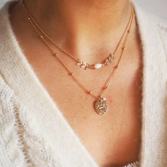 Eros gold necklace - Pomme Cannelle