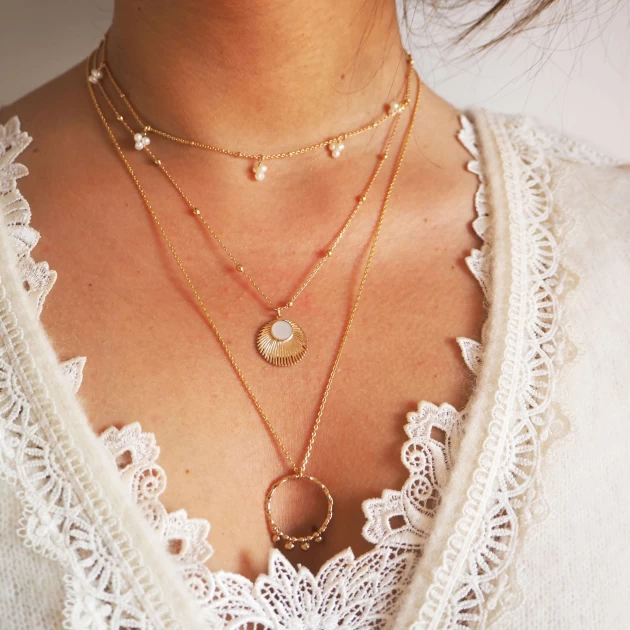 Aylin gold necklace - Pomme Cannelle