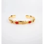Matta gold bangle bracelet - Gas bijoux