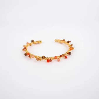 Orphee gold bangle bracelet - Gas bijoux