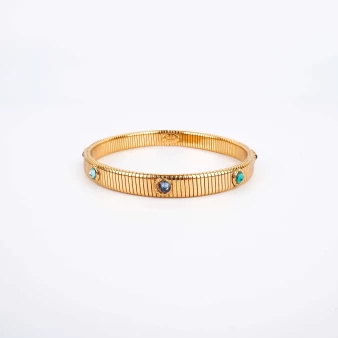 Bracelet jonc Stradi or - Gas bijoux