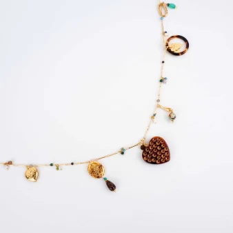 Lovely gold long necklace - Gas bijoux