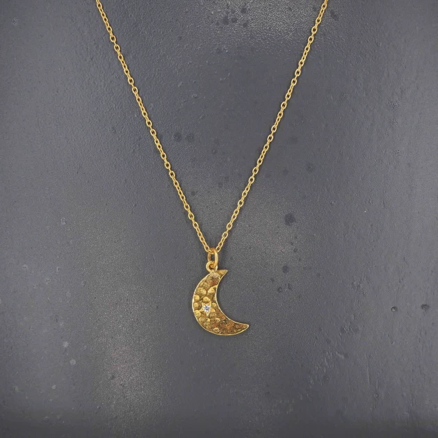 Lune gold necklace - LuckyTeam