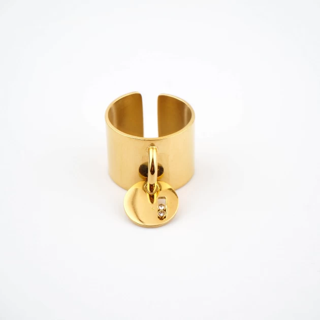 Jessy gold large ring - Zag...