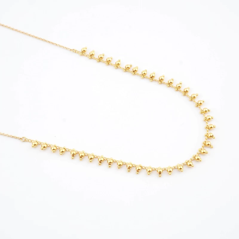 Cleo gold necklace - Pomme Cannelle