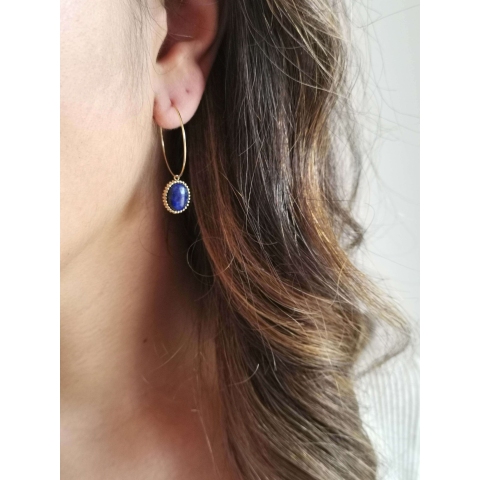 Boucles d'oreilles créoles Apolline - Zag Bijoux