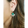 Boucles d'oreilles Palm en labradorite - Zag Bijoux